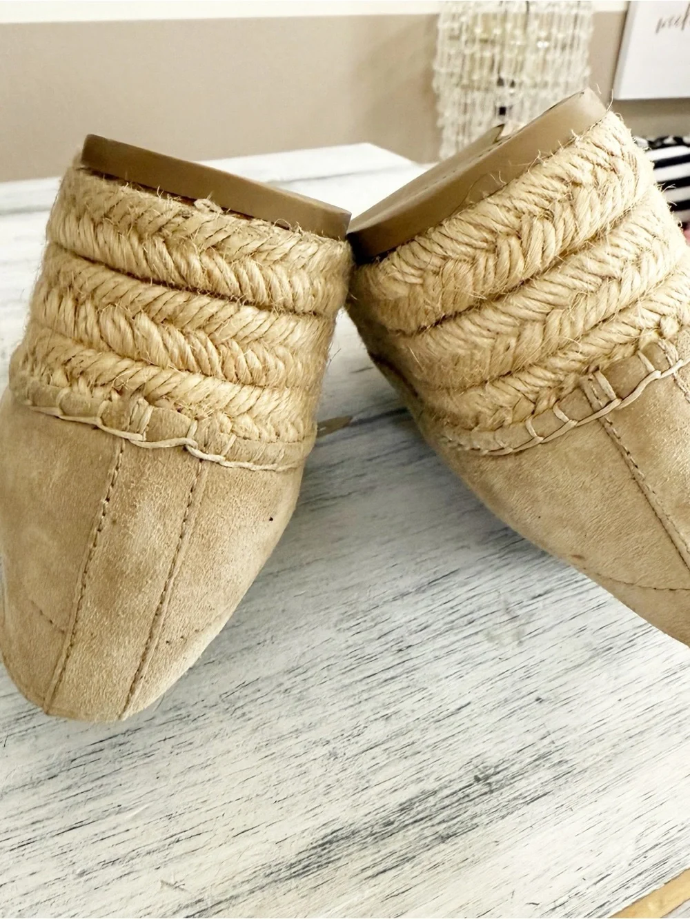 Miu Miu beige suede